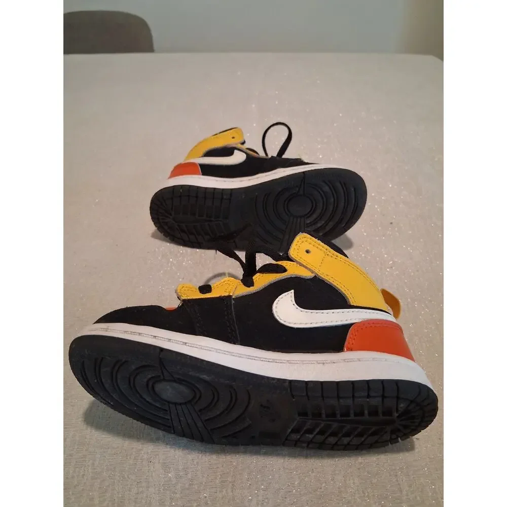 Nike Air Jordan 1 Mid SE TD Amarillo Team Orange Toddler Size 8C BQ6933-087 Kids